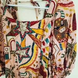 FARM Rio (Directly from Brazil) santa fé farm cow dress Size XS